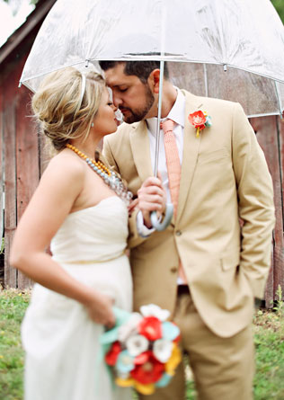 яркая эко свадьба Мэтта и Николь