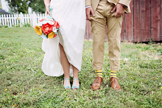 яркая эко свадьба Мэтта и Николь