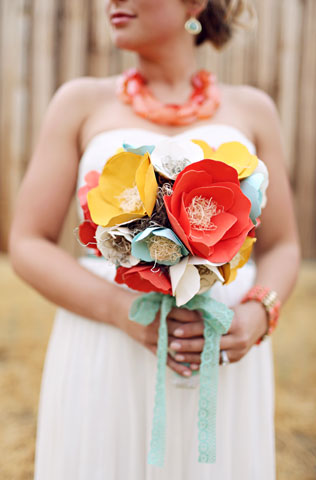 яркая эко свадьба Мэтта и Николь