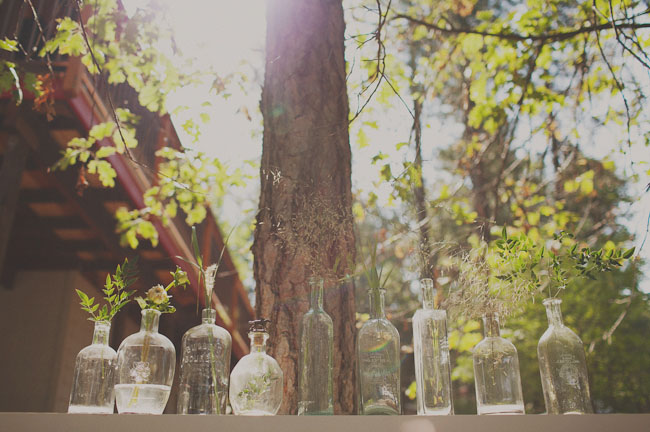 декор бутылочками