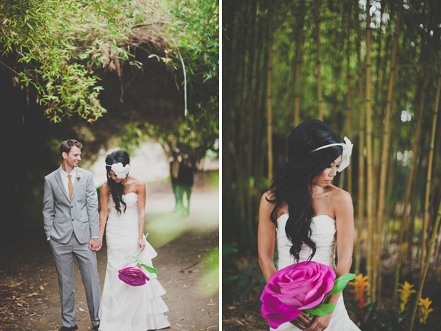 жених и невеста на прогулке