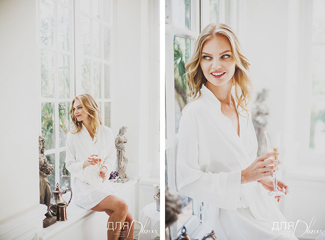 Романтика во Франции, свадьба Елены Кулецкой и Станислава Романовского, утро невесты