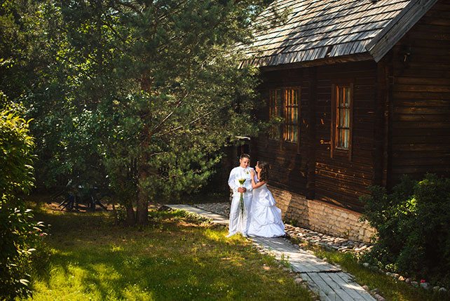 Эльфийская свадьба Екатерины и Ильи, фотосессия жениха и невесты