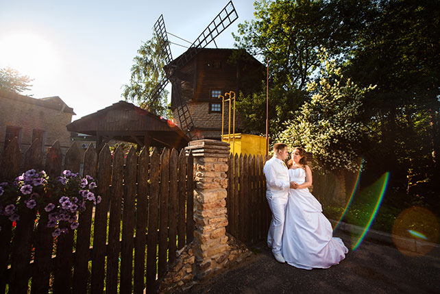 Эльфийская свадьба Екатерины и Ильи, фотосессия жениха и невесты