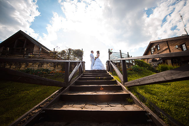 Эльфийская свадьба Екатерины и Ильи, фотосессия жениха и невесты