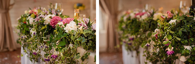 Эльфийская свадьба Екатерины и Ильи, декор стола молодоженов