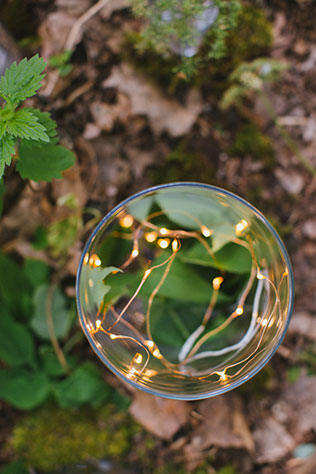 эльфийская свадьба, декор места церемонии, подсветка