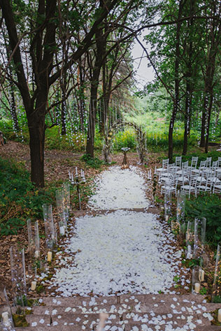 эльфийская свадьба, декор места церемонии