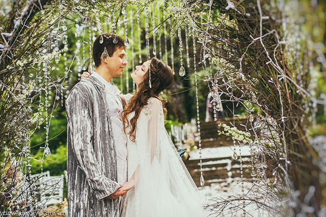 эльфийская свадьба, жених и невеста