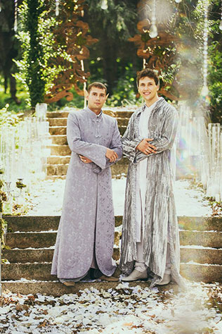 эльфийская свадьба, жених и друзья жениха