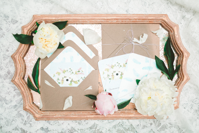 Приглашения в стиле fine art