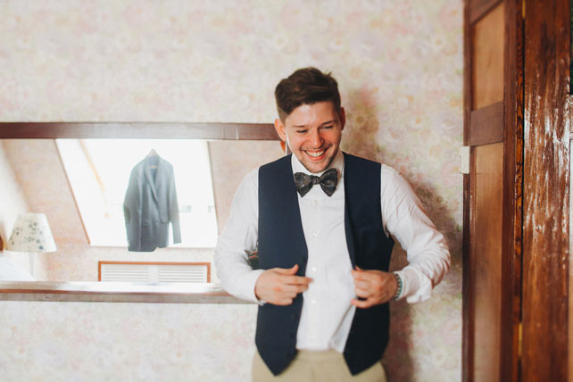 Фуршетная свадьба, образ жениха