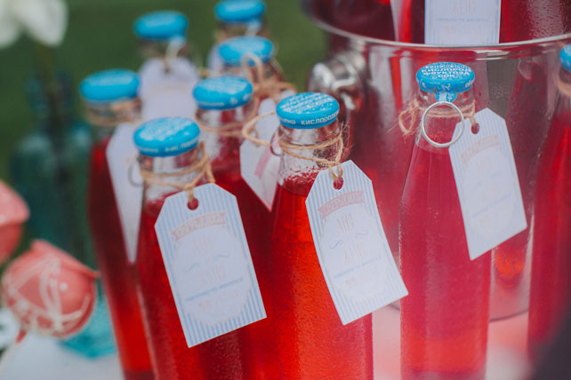 Фуршетная свадьба, лимонад