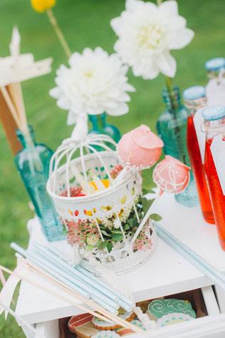 Фуршетная свадьба, элементы декора