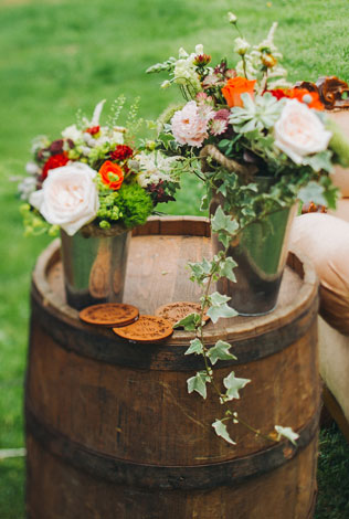 Фуршетная свадьба, флористика