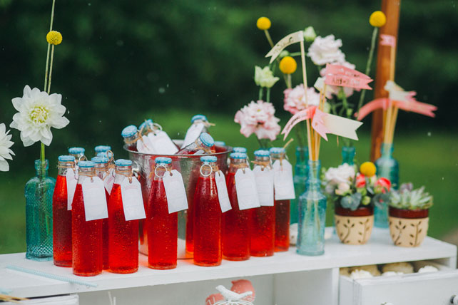 Фуршетная свадьба, лимонад