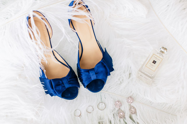 Гармония цветов, туфли невесты