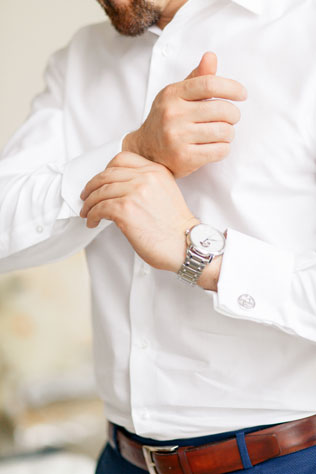 Гармония цветов, запонки жениха