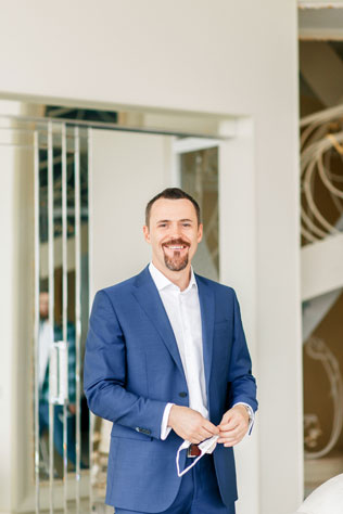 Гармония цветов, костюм жениха