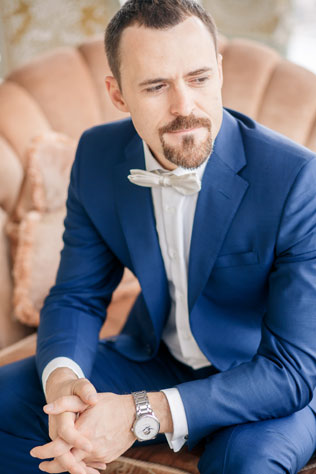 Гармония цветов, образ жениха