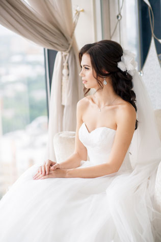 Гармония цветов, образ невесты