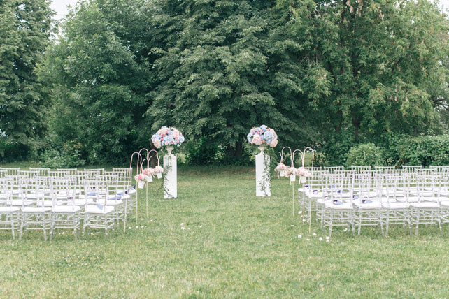 Гармония цветов, декор места церемонии