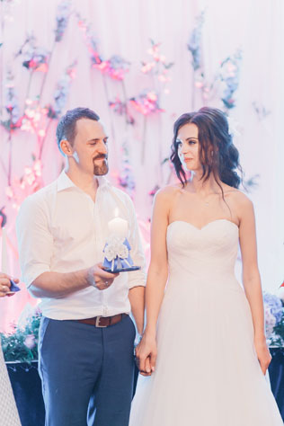 Гармония цветов, танец молодоженов