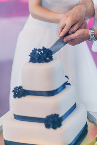 Гармония цветов, свадебный торт