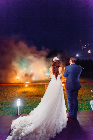 Гармония цветов, свадебный фейерверк