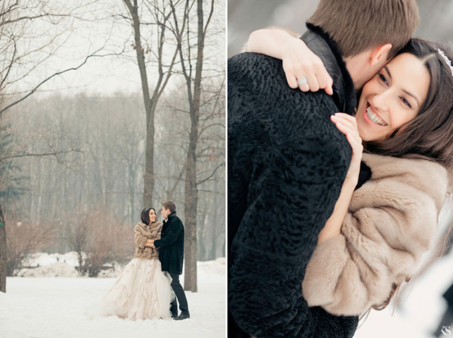 гламурная зимняя свадьба
