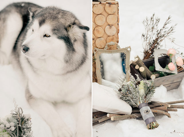 гламурная зимняя свадьба