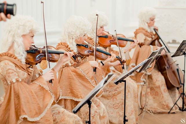 гламурная зимняя свадьба