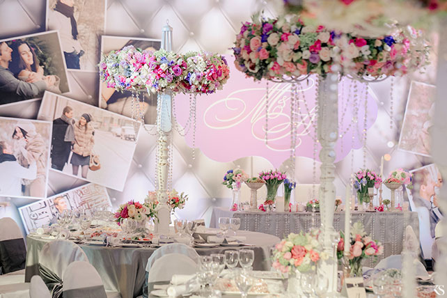 гламурная зимняя свадьба