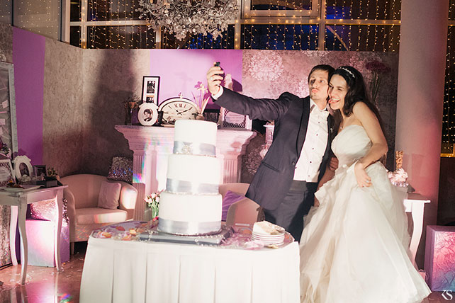 гламурная зимняя свадьба