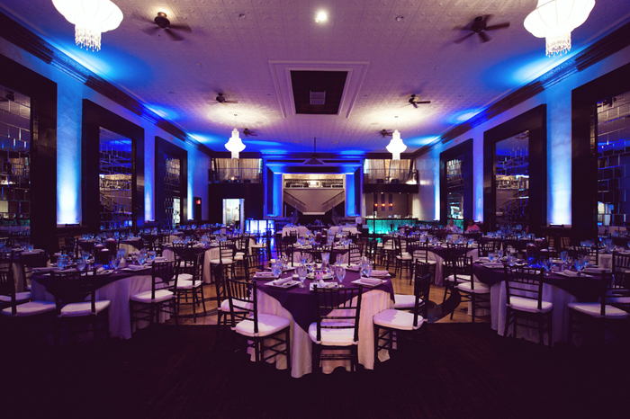 гламурная фиолетовая свадьба