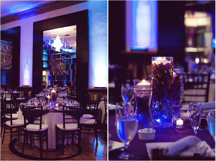 гламурная фиолетовая свадьба