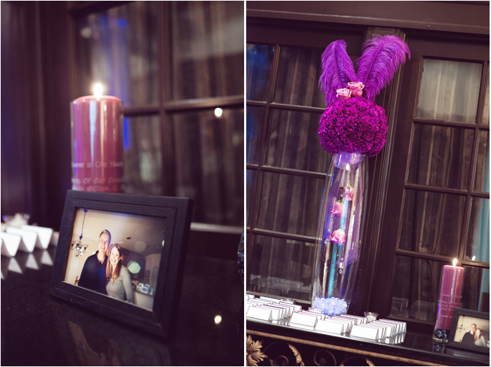 гламурная фиолетовая свадьба