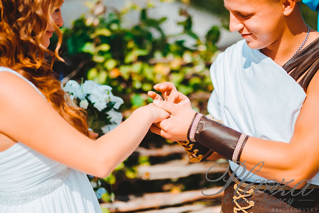 греческая свадьба, церемония