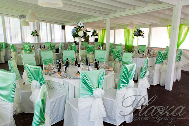 греческая свадьба, оформление банкета