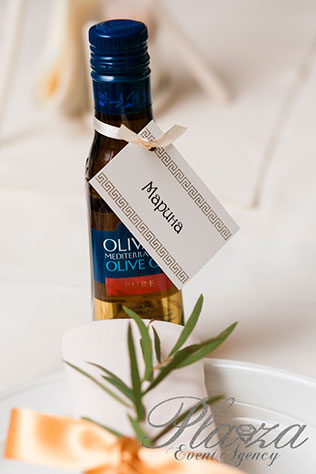 греческая свадьба, бонбоньерки для гостей