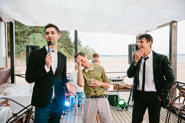 Веселая зеленая свадьба Вани и Жени, шоу на свадьбе, иллюзионист