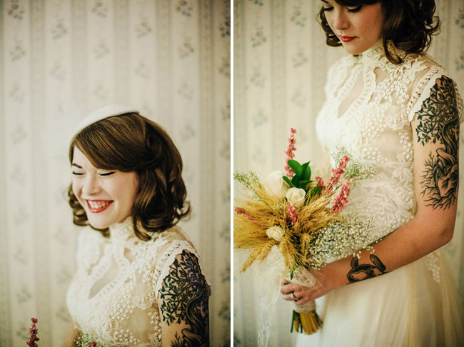 невеста с букетом