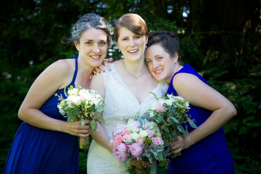 жизнерадостная свадьба в стиле хендмейд