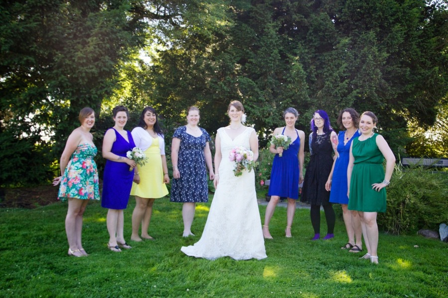 жизнерадостная свадьба в стиле хендмейд