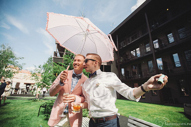 Дружеская и тёплая свадьба Ильи и Насти, трогательные гости на свадьбе