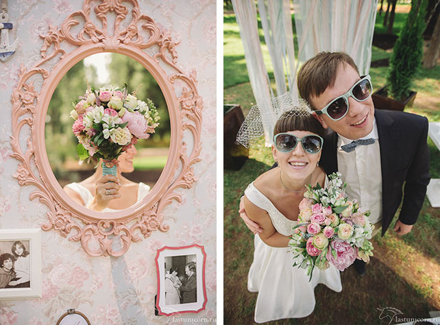 Дружеская и тёплая свадьба Ильи и Насти, невеста бросает букет