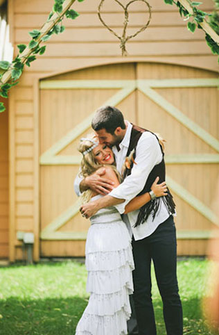 индейская свадьба, церемония