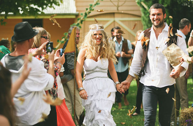 индейская свадьба, церемония