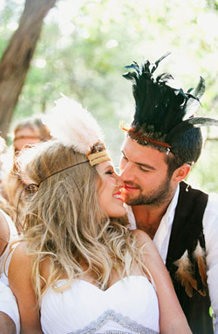 индейская свадьба, фотосессия