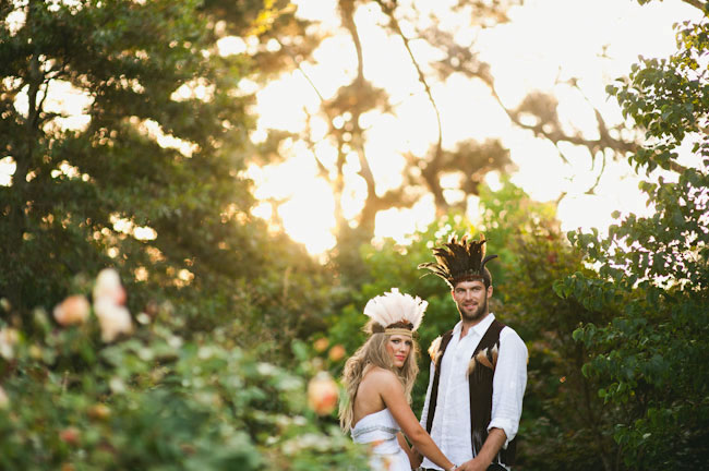 индейская свадьба, фотосессия